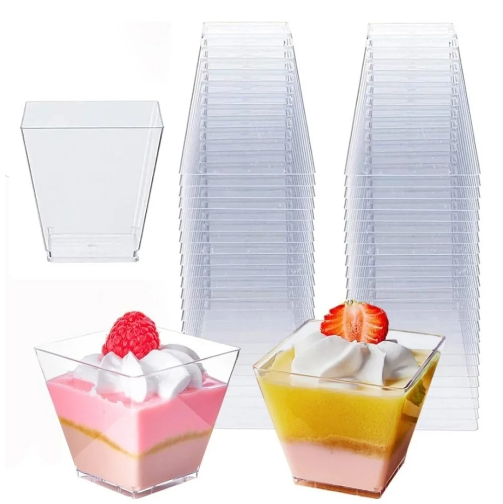 100 Dessert Cups - 5oz 50 Cups